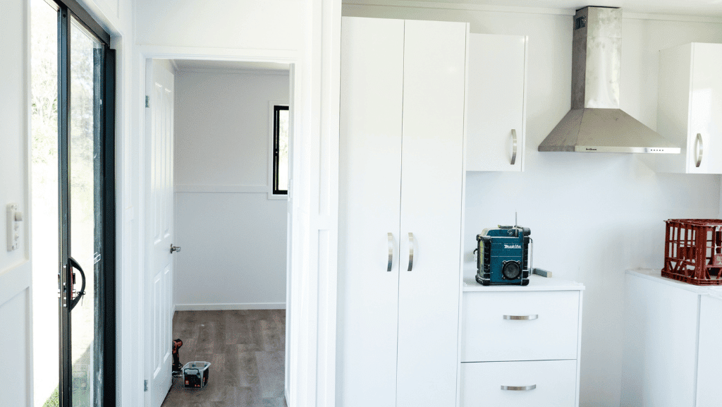 Kitchen Closeup 10.7m Complete Build GM Portable Homes